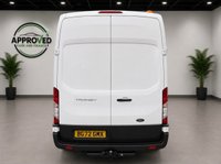 USED 2022 72 FORD TRANSIT White 2.0 350 EcoBlue panel van, 64,700 miles, Euro 6, ULEZ compliant, 6-speed manual, Air Conditioning, Bluetooth, DAB. Plus VAT @ 20%! This 2022 Ford Transit 350 Leader presents an exceptional ownership proposition, having been meticulously maintained by its single owner with a  service history at 15k, 38k, and 47k, most recently serviced at 47,235 miles on 21st March 2025. This Euro 6 compliant 2.0L EcoBlue diesel engine, rear wheel drive model, designated as L3 H3, offers a substantial towing weight of 2,570 kg. Upon purchase, it will be supplied with a 12 month MOT, ensuring its roadworthiness.  The Transit 350 Leader is a r