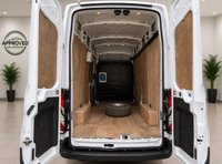 USED 2022 72 FORD TRANSIT White 2.0 350 EcoBlue panel van, 64,700 miles, Euro 6, ULEZ compliant, 6-speed manual, Air Conditioning, Bluetooth, DAB. Plus VAT @ 20%! This 2022 Ford Transit 350 Leader presents an exceptional ownership proposition, having been meticulously maintained by its single owner with a  service history at 15k, 38k, and 47k, most recently serviced at 47,235 miles on 21st March 2025. This Euro 6 compliant 2.0L EcoBlue diesel engine, rear wheel drive model, designated as L3 H3, offers a substantial towing weight of 2,570 kg. Upon purchase, it will be supplied with a 12 month MOT, ensuring its roadworthiness.  The Transit 350 Leader is a r