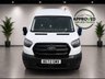 USED 2022 72 FORD TRANSIT White 2.0 350 EcoBlue panel van, 64,700 miles, Euro 6, ULEZ compliant, 6-speed manual, Air Conditioning, Bluetooth, DAB. Plus VAT @ 20%! This 2022 Ford Transit 350 Leader presents an exceptional ownership proposition, having been meticulously maintained by its single owner with a  service history at 15k, 38k, and 47k, most recently serviced at 47,235 miles on 21st March 2025. This Euro 6 compliant 2.0L EcoBlue diesel engine, rear wheel drive model, designated as L3 H3, offers a substantial towing weight of 2,570 kg. Upon purchase, it will be supplied with a 12 month MOT, ensuring its roadworthiness.  The Transit 350 Leader is a r