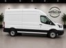 USED 2022 72 FORD TRANSIT White 2.0 350 EcoBlue panel van, 64,700 miles, Euro 6, ULEZ compliant, 6-speed manual, Air Conditioning, Bluetooth, DAB. Plus VAT @ 20%! This 2022 Ford Transit 350 Leader presents an exceptional ownership proposition, having been meticulously maintained by its single owner with a  service history at 15k, 38k, and 47k, most recently serviced at 47,235 miles on 21st March 2025. This Euro 6 compliant 2.0L EcoBlue diesel engine, rear wheel drive model, designated as L3 H3, offers a substantial towing weight of 2,570 kg. Upon purchase, it will be supplied with a 12 month MOT, ensuring its roadworthiness.  The Transit 350 Leader is a r