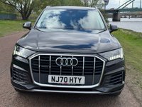 USED 2020 70 AUDI Q7 3.0 TDI V6 45 Sport SUV 5dr Diesel Tiptronic quattro Euro 6 (s/s) (231 ps) FULL AUDI MAIN DEALER SERVICE HISTORY, APPLE CARPLAY, 7 SEATER
