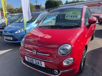 USED 2018 18 FIAT 500 1.2 Lounge Hatchback 3dr Petrol Manual Euro 6 (s/s) (69 bhp) LOW MILEAGE / 5 SERVICES / LOW INSURANCE GROUP: