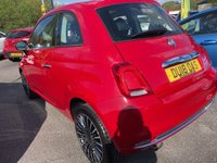 USED 2018 18 FIAT 500 1.2 Lounge Hatchback 3dr Petrol Manual Euro 6 (s/s) (69 bhp) LOW MILEAGE / 5 SERVICES / LOW INSURANCE GROUP: