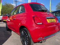 USED 2018 18 FIAT 500 1.2 Lounge Hatchback 3dr Petrol Manual Euro 6 (s/s) (69 bhp) LOW MILEAGE / 5 SERVICES / LOW INSURANCE GROUP: