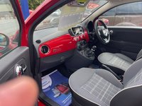 USED 2018 18 FIAT 500 1.2 Lounge Hatchback 3dr Petrol Manual Euro 6 (s/s) (69 bhp) LOW MILEAGE / 5 SERVICES / LOW INSURANCE GROUP:
