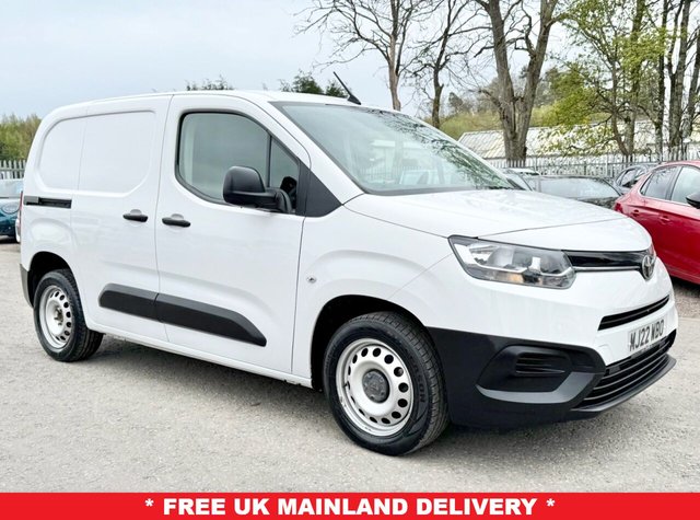 View our Toyota Proace City 1.5 BlueHDi Active Short Panel Van 5dr Diesel Manual 100 bhp * + VAT *