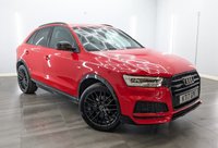 USED 2017 17 AUDI Q3 2.0 TDI Black Edition SUV 5dr Diesel S Tronic quattro Euro 6 (s/s) (184 ps) 19 INCH ALLOY WHEELS, FRONT AND REAR PARKING SENSORS , SAT NAV , BLUETOOTH , CRUISE CONTROL , BLACK LEATHER INTERIOR , SERVICE HISTORY - GEARBOX SERVICE 2023