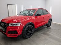USED 2017 17 AUDI Q3 2.0 TDI Black Edition SUV 5dr Diesel S Tronic quattro Euro 6 (s/s) (184 ps) 19 INCH ALLOY WHEELS, FRONT AND REAR PARKING SENSORS , SAT NAV , BLUETOOTH , CRUISE CONTROL , BLACK LEATHER INTERIOR , SERVICE HISTORY - GEARBOX SERVICE 2023
