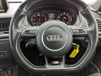 USED 2017 17 AUDI Q3 2.0 TDI Black Edition SUV 5dr Diesel S Tronic quattro Euro 6 (s/s) (184 ps) 19 INCH ALLOY WHEELS, FRONT AND REAR PARKING SENSORS , SAT NAV , BLUETOOTH , CRUISE CONTROL , BLACK LEATHER INTERIOR , SERVICE HISTORY - GEARBOX SERVICE 2023