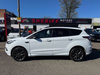 USED 2019 19 FORD KUGA 2.0 TDCi EcoBlue ST-Line Edition SUV 5dr Diesel Manual AWD Euro 6 (s/s) (180 ps) Buy with Complete Confidence from Sheriff Motors, All our vehicles are extensively road tested and thoroughly inspected prior to sale. Each vehicle comes with a new 1 year mot and we rectify all advisories and failures at no additional cost to our customers, plus a full oil and filter service. For added peace of mind, every car includes a 6 month complimentary RAC Warranty, 12 months Rac Breakdown Cover giving you complete confidence when you buy from Sheriff Motors.