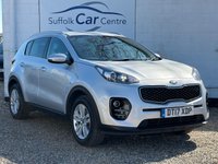 USED 2017 17 KIA SPORTAGE 1.7 CRDi 2 SUV 5dr Diesel Manual Euro 6 (s/s) (114 bhp) www.suffolkcarcentre.co.uk - Located at Lowestoft