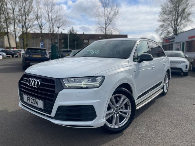View our Audi Q7 3.0 TDI V6 S line SUV 5dr Diesel Tiptronic quattro Euro 6 (s/s) (272 ps)