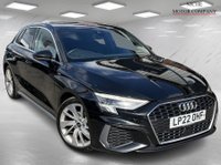 USED 2022 22 AUDI A3 2.0 TDI 35 S line Sportback S Tronic Euro 6 (s/s) 5dr NAV~LTHR~R/CAM~VIRT DA~FINANCE