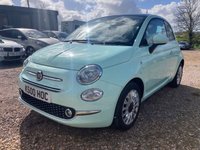 USED 2018 K FIAT 500 1.2 Lounge Hatchback 3dr Petrol Manual Euro 6 (s/s) (69 bhp) SERVICE HISTORY