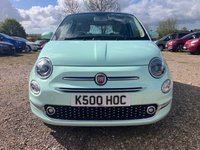USED 2018 K FIAT 500 1.2 Lounge Hatchback 3dr Petrol Manual Euro 6 (s/s) (69 bhp) SERVICE HISTORY