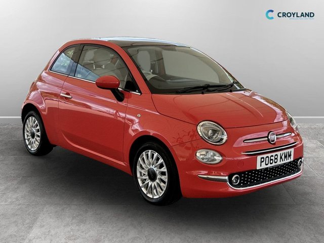 View our Fiat 500 1.2 Lounge Hatchback 3dr Petrol Manual Euro 6 (s/s) (69 bhp)