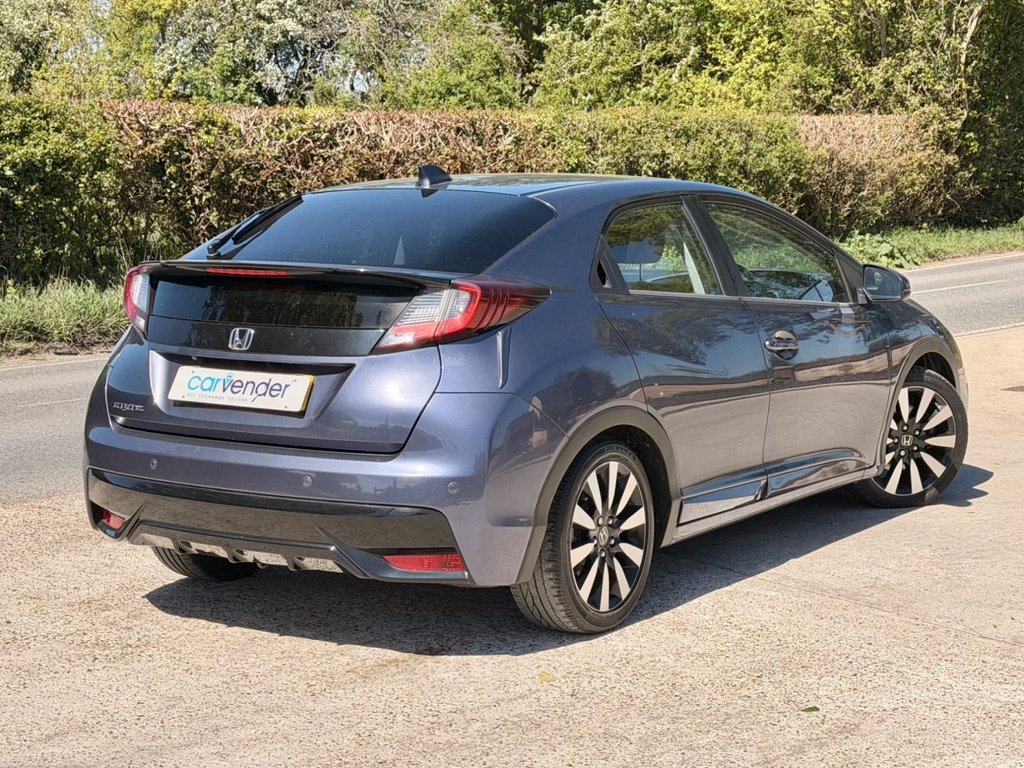 USED 2016 16 HONDA CIVIC 1.8 i-VTEC SE Plus (Navi) Hatchback 5dr Petrol Manual Euro 6 (s/s) (142 ps) 8 Services|Camera|SatNav|Cruise|R.F Sensors|