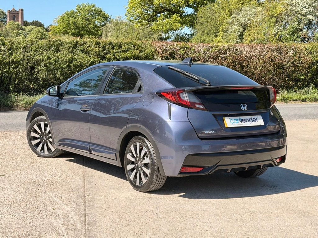 USED 2016 16 HONDA CIVIC 1.8 i-VTEC SE Plus (Navi) Hatchback 5dr Petrol Manual Euro 6 (s/s) (142 ps) 8 Services|Camera|SatNav|Cruise|R.F Sensors|