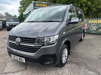 USED 2022 22 VOLKSWAGEN TRANSPORTER 2.0 TDI T28 Highline Kombi Diesel Manual FWD SWB Euro 6 (s/s) (150 ps) 6 SEATER, LEATHER TRIM.
