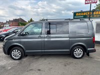 USED 2022 22 VOLKSWAGEN TRANSPORTER 2.0 TDI T28 Highline Kombi Diesel Manual FWD SWB Euro 6 (s/s) (150 ps) 6 SEATER, LEATHER TRIM.