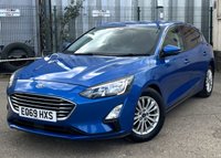 USED 2019 69 FORD FOCUS 1.5 EcoBlue Titanium Hatchback 5dr Diesel Auto Euro 6 (s/s) (120 ps) - APPLE CAR PLAY - SAT NAV - HEATED FRONT SEATS & STEERING - REVERSE CAMERA - ADAPTIVE CRUISE - 2 OWNERS