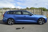USED 2019 VOLVO V60 2.0 D3 R-Design Plus Estate 5dr Diesel Manual Euro 6 (s/s) (150 ps) SATELLITE NAVIGATION
