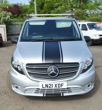USED 2021 17 MERCEDES-BENZ VITO 2.0 114 CDI Premium Panel Van 5dr Diesel G-Tronic AUTOMATIC RWD L2 Euro 6 ULEZ (s/s) (LWB) (136 ps) 2021 MERCEDES-BENZ VITO 2.0 114 CDI Premium Panel Van 5dr Diesel G-Tronic AUTOMATIC RWD L2 Euro 6 ULEZ Compliant (s/s) (LWB) (136 ps) 3 Seater Alloys DAB RADIO REVERSING CAMERA PLY LINED PARTITION 6 MONTHS RAC WARRANTY FSH 12 MONTHS MOT FINANCE AVAILABLE
