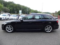 USED 2018 18 AUDI A4 AVANT 1.4 TFSI S line 5d 150 S/S FULL SERVICE HISTORY, SAT NAV, HEATED FRONT SEATS, AUDI SMART PHONE FOR APPLE CAR PLAY & ANDROID AUTO, AUDI CONNECT, DAB RADIO, CRUISE CONTROL, LED DAYTIME RUNNING LIGHTS, SWEEPING INDICATORS, BLUETOOTH PHONE & MUSIC STREAMING, FRONT & REAR PARKING SENSORS WITH DISPLAY, ELECTRIC TAILGATE, STEEL PEDALS, BLACK PART LEATHER INTERIOR, SPORT SEATS, LEATHER MULTIFUNCTION STEERING WHEEL, LIGHT & RAIN SENSORS, AUDI DRIVE SELECT, KEYLESS START, WIFI, AUX INPUT, 2x USB PORTS, CD WITH 2x SD CARD READER