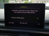 USED 2018 18 AUDI A4 AVANT 1.4 TFSI S line 5d 150 S/S FULL SERVICE HISTORY, SAT NAV, HEATED FRONT SEATS, AUDI SMART PHONE FOR APPLE CAR PLAY & ANDROID AUTO, AUDI CONNECT, DAB RADIO, CRUISE CONTROL, LED DAYTIME RUNNING LIGHTS, SWEEPING INDICATORS, BLUETOOTH PHONE & MUSIC STREAMING, FRONT & REAR PARKING SENSORS WITH DISPLAY, ELECTRIC TAILGATE, STEEL PEDALS, BLACK PART LEATHER INTERIOR, SPORT SEATS, LEATHER MULTIFUNCTION STEERING WHEEL, LIGHT & RAIN SENSORS, AUDI DRIVE SELECT, KEYLESS START, WIFI, AUX INPUT, 2x USB PORTS, CD WITH 2x SD CARD READER