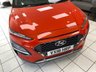 USED 2018 18 HYUNDAI KONA 1.6 T-GDI 176PS 4WD PREMIUM GT DC AUTOMATIC 5DR HATCHBACK TANGERINE COMET PEARL / DARK KNIGHT ROOF / BLACK LEATHER TRIM / CLIMATE CONTROL / HEATED FRONT SEATS / ELECTRIC FRONT SEATS / ELECTRIC WINDOWS / POWERFOLD MIRRORS / AUTO LIGHT & WIPERS / LANE ASSIST / FM AM TUNER / BLUETOOTH / APPLE CARPLAY / ANDROID AUTO / REAR PARKING CAMERA AND SENSORS / PRIVACY GLASS / 18" ALLOY WHEELS / SERVICE HISTORY
