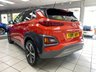 USED 2018 18 HYUNDAI KONA 1.6 T-GDI 176PS 4WD PREMIUM GT DC AUTOMATIC 5DR HATCHBACK TANGERINE COMET PEARL / DARK KNIGHT ROOF / BLACK LEATHER TRIM / CLIMATE CONTROL / HEATED FRONT SEATS / ELECTRIC FRONT SEATS / ELECTRIC WINDOWS / POWERFOLD MIRRORS / AUTO LIGHT & WIPERS / LANE ASSIST / FM AM TUNER / BLUETOOTH / APPLE CARPLAY / ANDROID AUTO / REAR PARKING CAMERA AND SENSORS / PRIVACY GLASS / 18" ALLOY WHEELS / SERVICE HISTORY