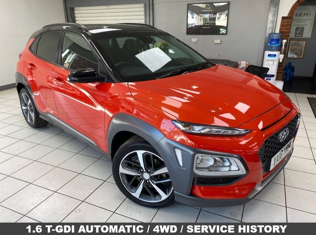 View our Hyundai Kona 1.6 T-GDI 176PS 4WD PREMIUM GT DC AUTOMATIC 5DR HATCHBACK