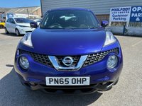 USED 2015 65 NISSAN JUKE 1.5 dCi Acenta Premium SUV 5dr Diesel Manual Euro 6 (s/s) (110 ps) 2 OWNERS FROM NEW* SERVICE HISTORY* CAMBELT / WATERPUMP DONE 2026* SAT NAV* REVERSING CAMERA* AUTO START / STOP* CRUISE CONTROL* AIR CON* BLUETOOTH PHONE AND AUDIO* DAB* AUX* USB* REMOTE CENTRAL LOCKING WITH 2 KEYS
