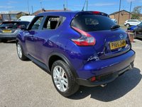 USED 2015 65 NISSAN JUKE 1.5 dCi Acenta Premium SUV 5dr Diesel Manual Euro 6 (s/s) (110 ps) 2 OWNERS FROM NEW* SERVICE HISTORY* CAMBELT / WATERPUMP DONE 2026* SAT NAV* REVERSING CAMERA* AUTO START / STOP* CRUISE CONTROL* AIR CON* BLUETOOTH PHONE AND AUDIO* DAB* AUX* USB* REMOTE CENTRAL LOCKING WITH 2 KEYS