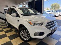 USED 2017 17 FORD KUGA 2.0 TDCi Titanium SUV 5dr Diesel Manual AWD Euro 6 (s/s) (180 ps) PART LEATHER! CRUISE! DAB!