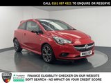 USED 2018 18 VAUXHALL CORSA 1.4i Turbo Red Edition Hatchback 3dr Petrol Manual Euro 6 (s/s) (150 ps) FULL SERVICE HISTORY + CARPLAY