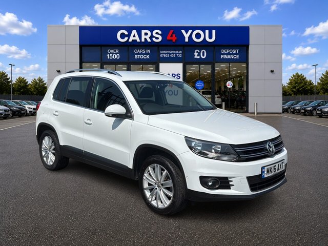 View our Volkswagen Tiguan 2.0 TDI BlueMotion Tech Match Edition SUV 5dr Diesel DSG 4WD Euro 6 (s/s) (150 ps)
