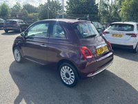 USED 2018 68 FIAT 500 1.2 Lounge Hatchback 3dr Petrol Manual Euro 6 (s/s) (69 bhp) Touchscreen Infotainment System - Bluetooth Connectivity - Rear Parking Sensors - Cruise Control - Electric Windows - Alloy Wheels