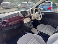 USED 2018 68 FIAT 500 1.2 Lounge Hatchback 3dr Petrol Manual Euro 6 (s/s) (69 bhp) Touchscreen Infotainment System - Bluetooth Connectivity - Rear Parking Sensors - Cruise Control - Electric Windows - Alloy Wheels