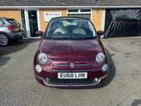 USED 2018 68 FIAT 500 1.2 Lounge Hatchback 3dr Petrol Manual Euro 6 (s/s) (69 bhp) Touchscreen Infotainment System - Bluetooth Connectivity - Rear Parking Sensors - Cruise Control - Electric Windows - Alloy Wheels
