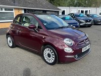 USED 2018 68 FIAT 500 1.2 Lounge Hatchback 3dr Petrol Manual Euro 6 (s/s) (69 bhp) Touchscreen Infotainment System - Bluetooth Connectivity - Rear Parking Sensors - Cruise Control - Electric Windows - Alloy Wheels