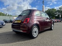 USED 2018 68 FIAT 500 1.2 Lounge Hatchback 3dr Petrol Manual Euro 6 (s/s) (69 bhp) Touchscreen Infotainment System - Bluetooth Connectivity - Rear Parking Sensors - Cruise Control - Electric Windows - Alloy Wheels