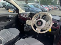 USED 2018 68 FIAT 500 1.2 Lounge Hatchback 3dr Petrol Manual Euro 6 (s/s) (69 bhp) Touchscreen Infotainment System - Bluetooth Connectivity - Rear Parking Sensors - Cruise Control - Electric Windows - Alloy Wheels