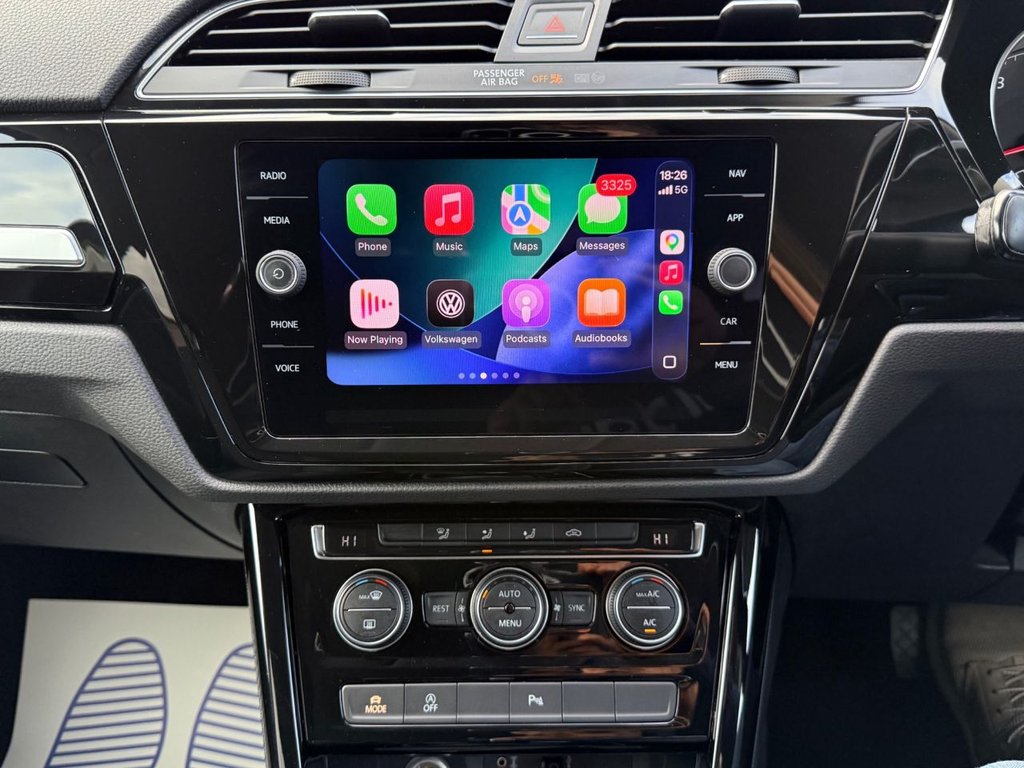 USED 2018 68 VOLKSWAGEN TOURAN 1.5 TSI EVO SEL MPV 5dr Petrol DSG Euro 6 (s/s) (150 ps) APP CARPLAY+NAV+FULL VW HISTORY