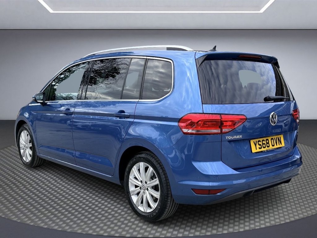 USED 2018 68 VOLKSWAGEN TOURAN 1.5 TSI EVO SEL MPV 5dr Petrol DSG Euro 6 (s/s) (150 ps) APP CARPLAY+NAV+FULL VW HISTORY