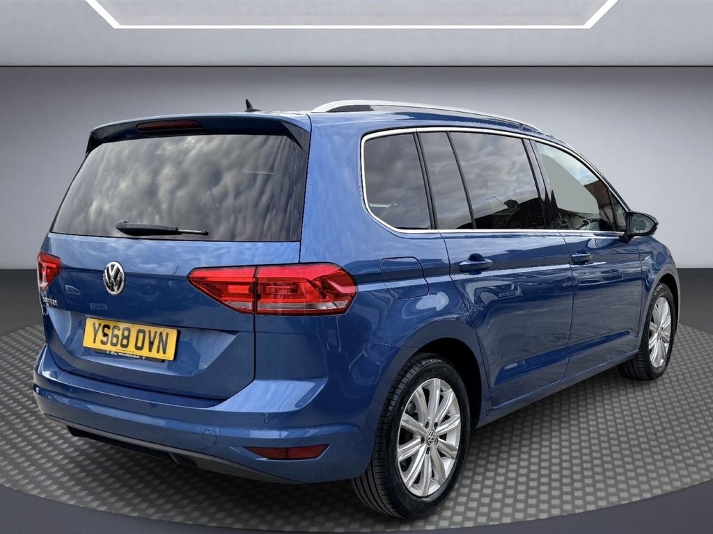 USED 2018 68 VOLKSWAGEN TOURAN 1.5 TSI EVO SEL MPV 5dr Petrol DSG Euro 6 (s/s) (150 ps) APP CARPLAY+NAV+FULL VW HISTORY