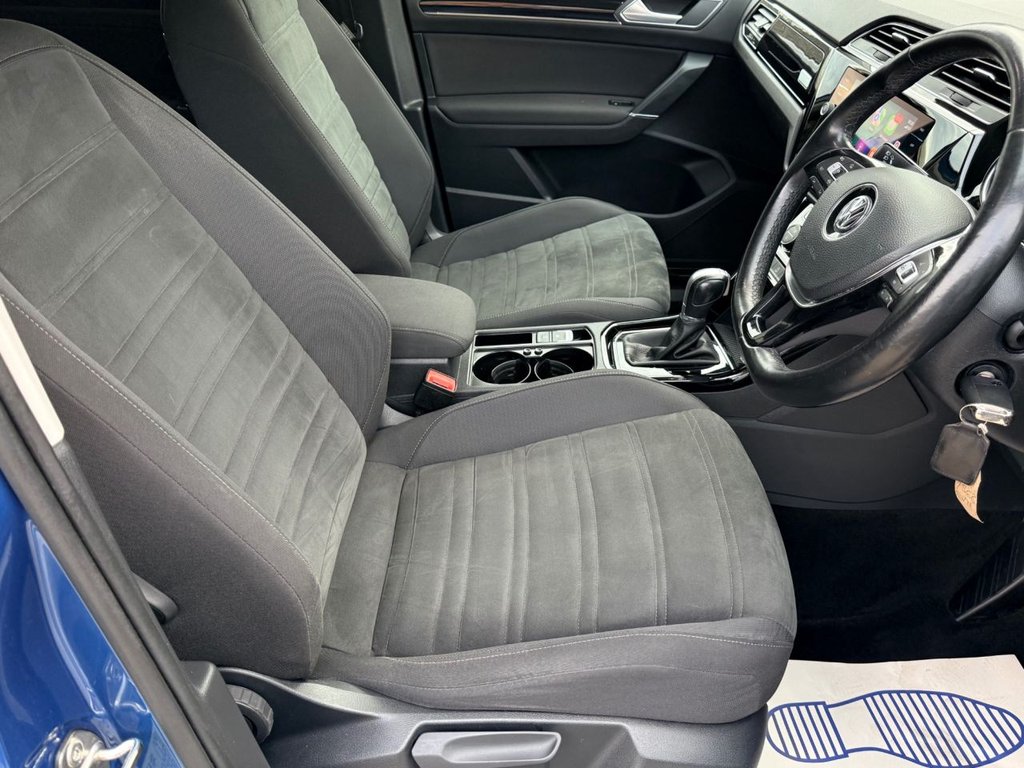 USED 2018 68 VOLKSWAGEN TOURAN 1.5 TSI EVO SEL MPV 5dr Petrol DSG Euro 6 (s/s) (150 ps) APP CARPLAY+NAV+FULL VW HISTORY