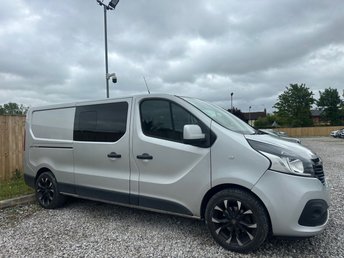 2017 RENAULT TRAFIC 1.6 dCi ENERGY 29 Sport Nav Crew Van Double Cab 6dr Diesel Manual LWB Euro 6 (s/s) (125 ps) &pound;10995.00