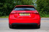 USED 2019 68 MERCEDES-BENZ A-CLASS 1.3 A180 SE Hatchback 5dr Petrol Manual Euro 6 (s/s) (136 ps) JUPITER RED PAINTWORK + REVERSE CAMERA + DAB RADIO + SAT NAV