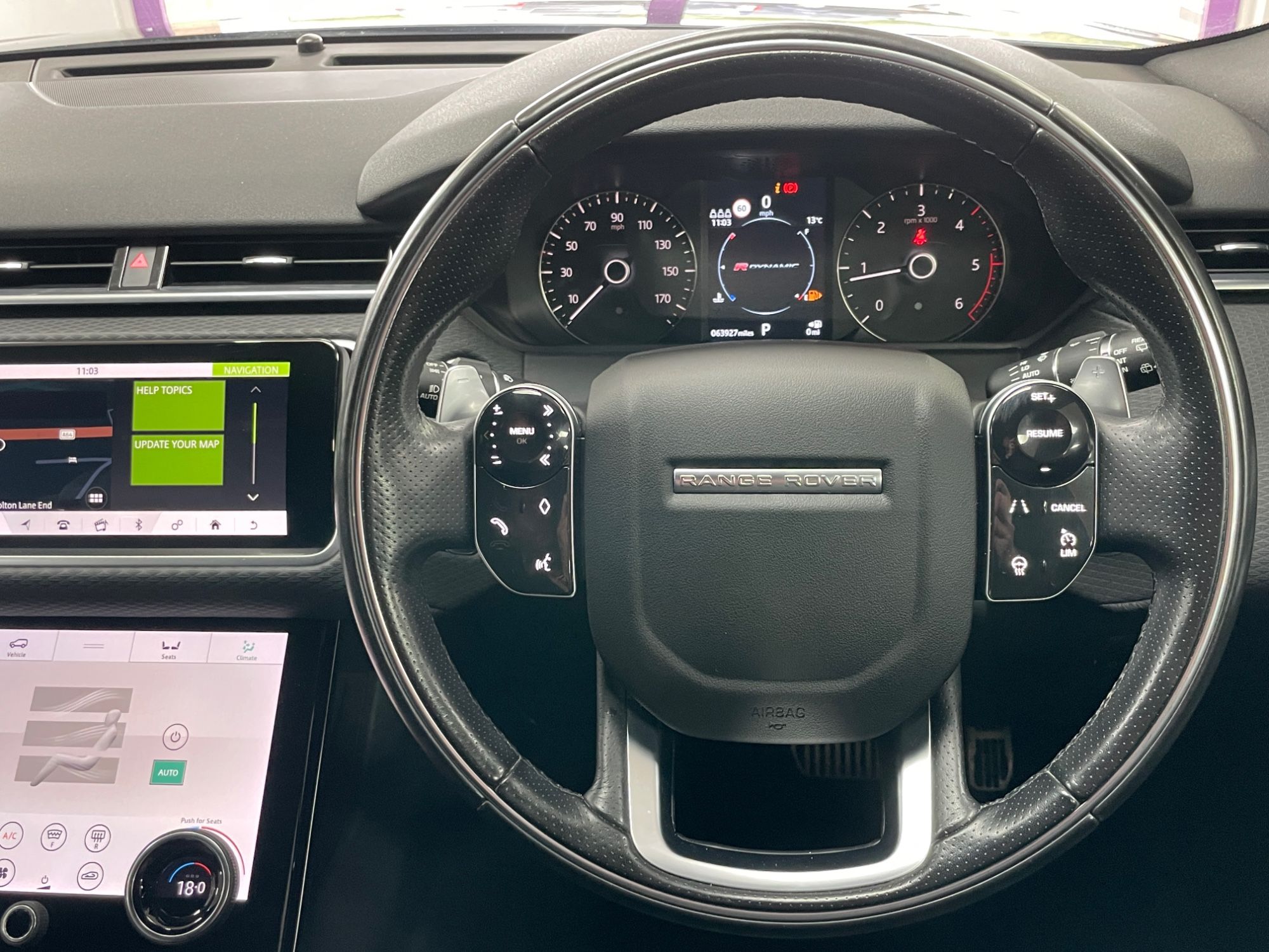 USED 2019 19 LAND ROVER RANGE ROVER VELAR 2.0 D180 R-Dynamic S SUV 5dr Diesel Auto 4WD Euro 6 (s/s) (180 ps) 